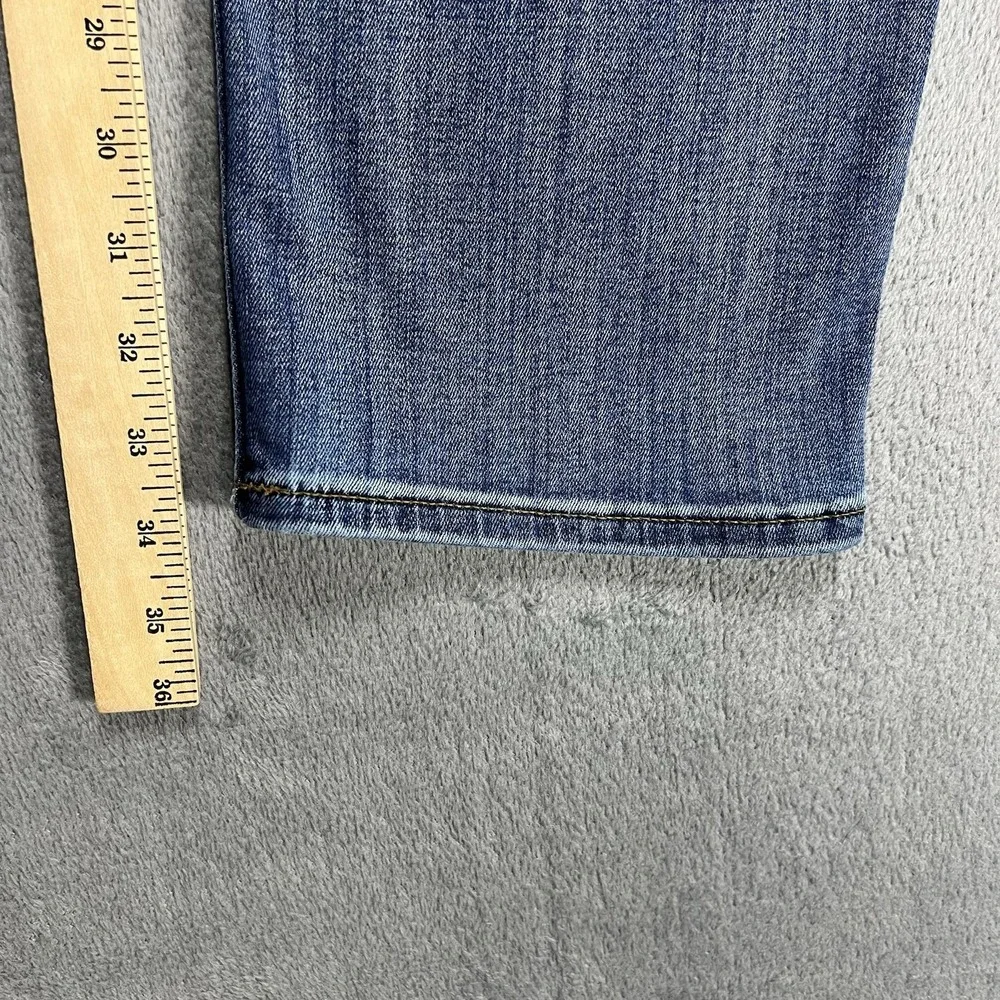 Banana Republic Jeans Mens 36x34 Blue Traveler Slim Straight Stretch Denim